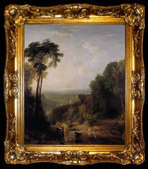 framed  Joseph Mallord William Turner Crossing the brook (mk31), ta009-2